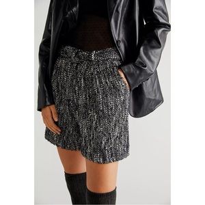 Free People Tallulah Slouch Moto Shorts